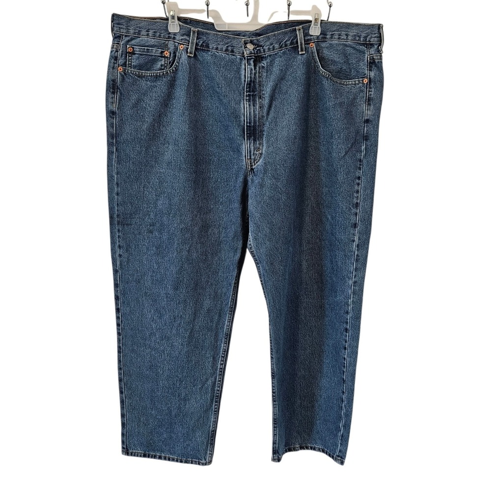Levi's 550 Relaxed Fit 50x30 Men's Jeans Blue Medium Wash Big &Tall Loose Fit